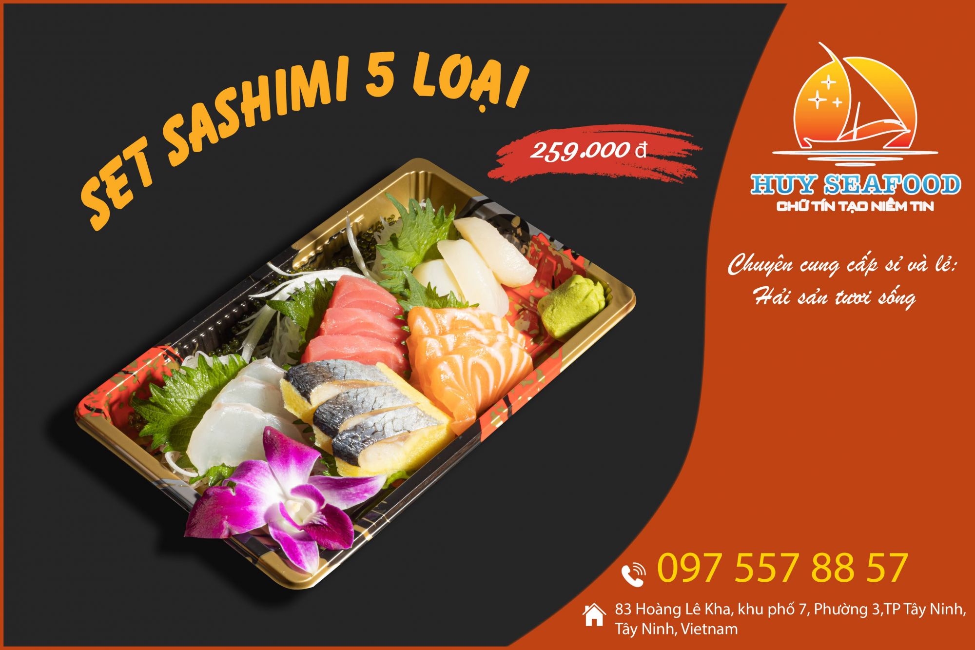 Set sashimi 5 loại